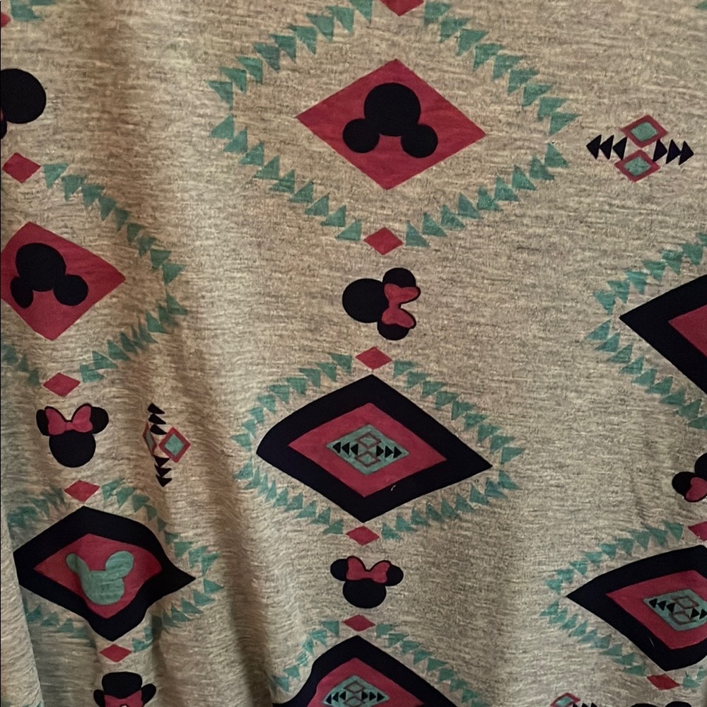 LuLaRoe Gray Disney Short Sleeve Tee - Picture 2 of 5
